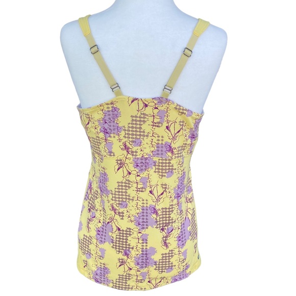 The North Face Yellow Tank Top with Built in Bra and Adjustable Straps M - Picture 5 of 12